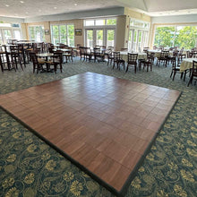 Load image into Gallery viewer, 12x12 Dance Floor Rental Dark Maple