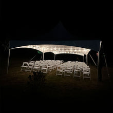 Load image into Gallery viewer, 20x40 High Peak Tent Rental Massachusetts with lights