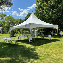 Load image into Gallery viewer, 40 person package tent rental with no walls