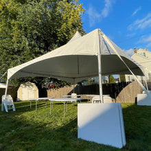 Load image into Gallery viewer,  40 person Party Package Rental Massachusetts 20x20 High Peak Tent
