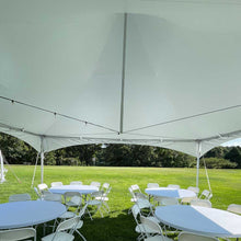 Load image into Gallery viewer,  40 person Party Package Rental Massachusetts 20x20 High Peak Tent Under canopy 

