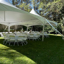 Load image into Gallery viewer, 80 Person Party Package Rental Massachusetts 20x40 High Peak Tent without sidewalls shade