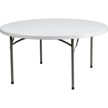 Load image into Gallery viewer, 5FT Round Plastic Table Rental Massachusetts prooduct image