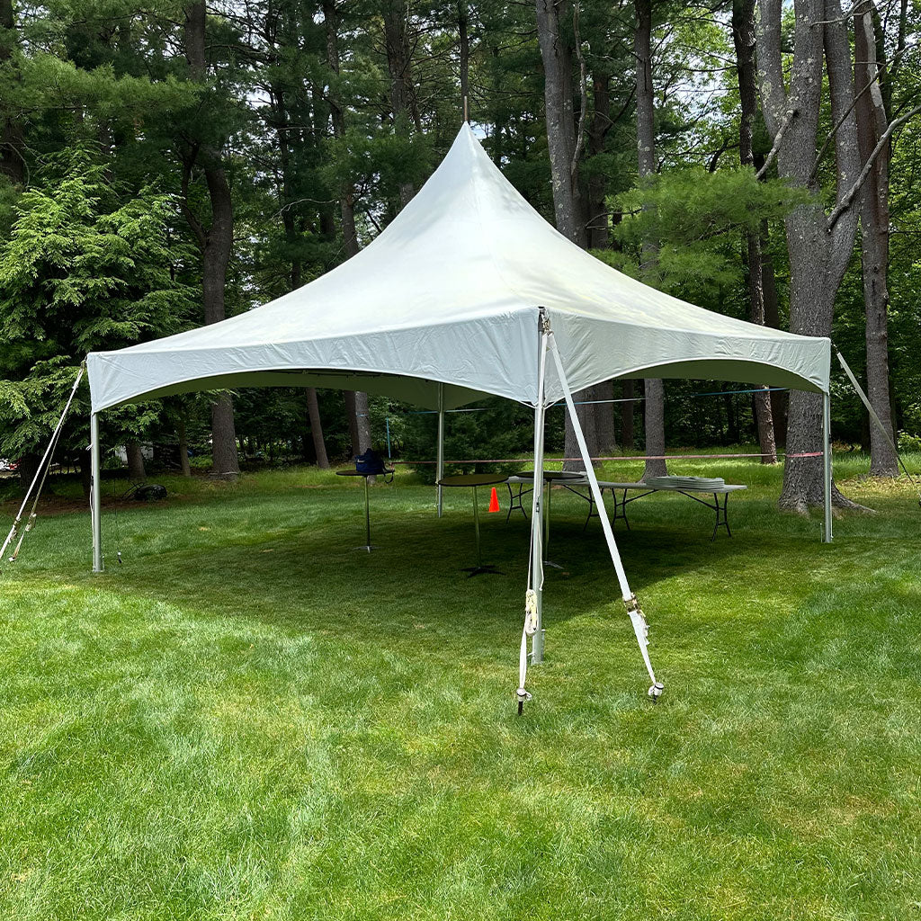 20x20 High Peak Frame Tent Rental