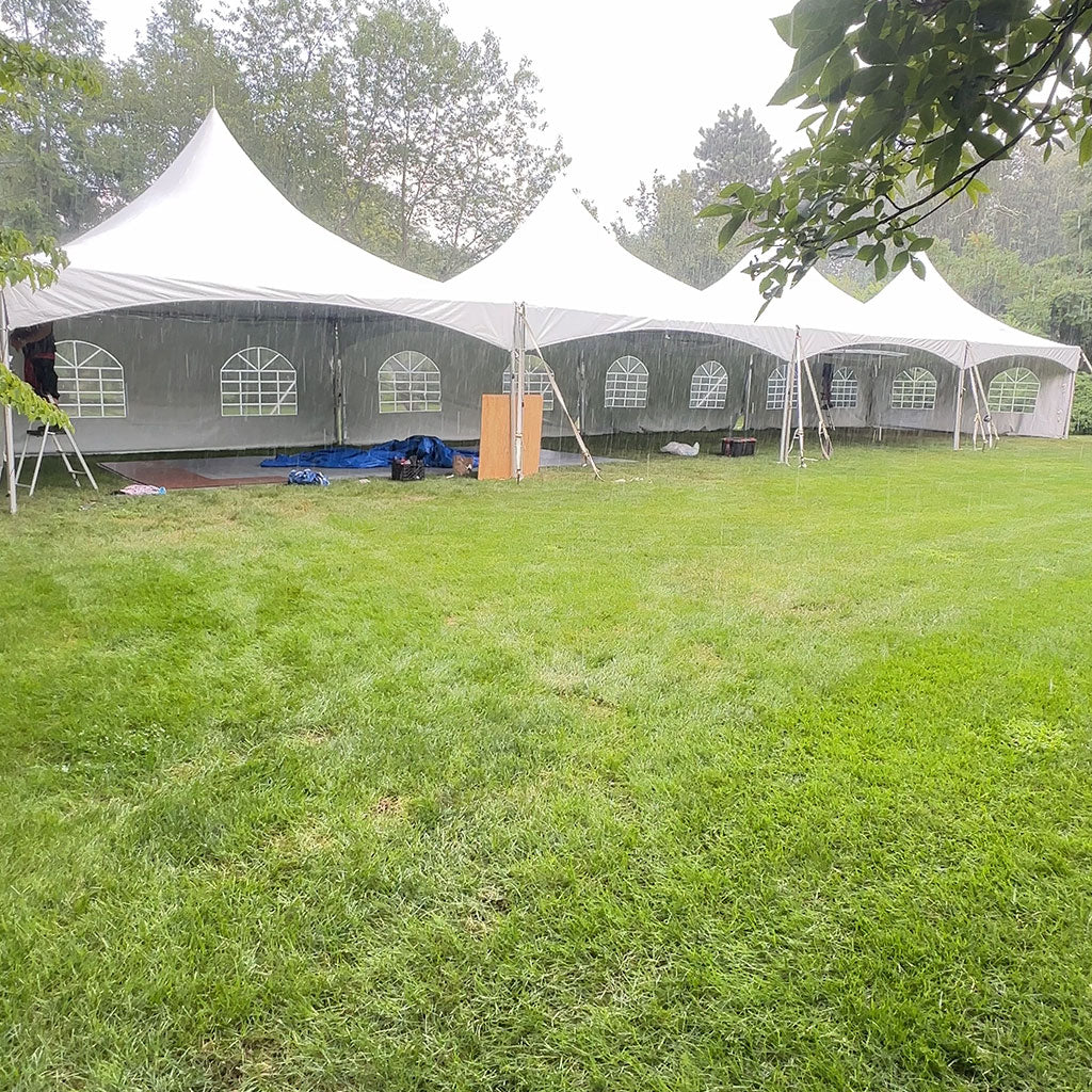 20x20 High Peak Frame Tent Rental