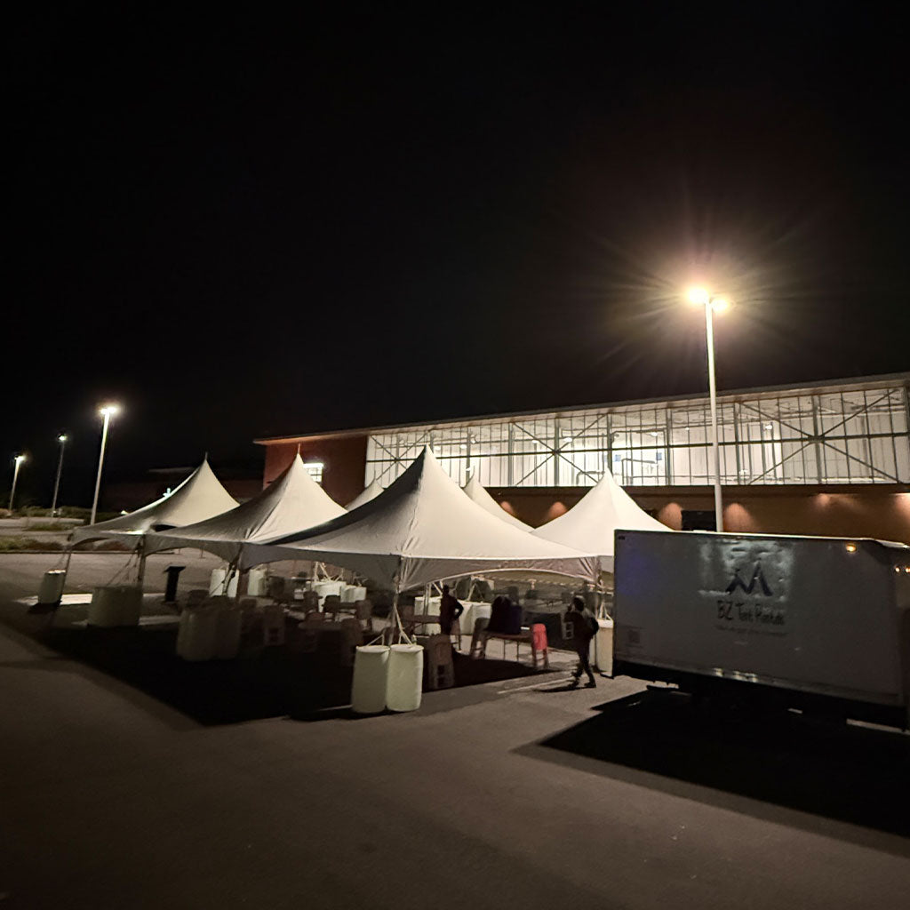 20x20 High Peak Frame Tent Rental