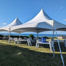 Load image into Gallery viewer, 60 Person tent rental package on beach
