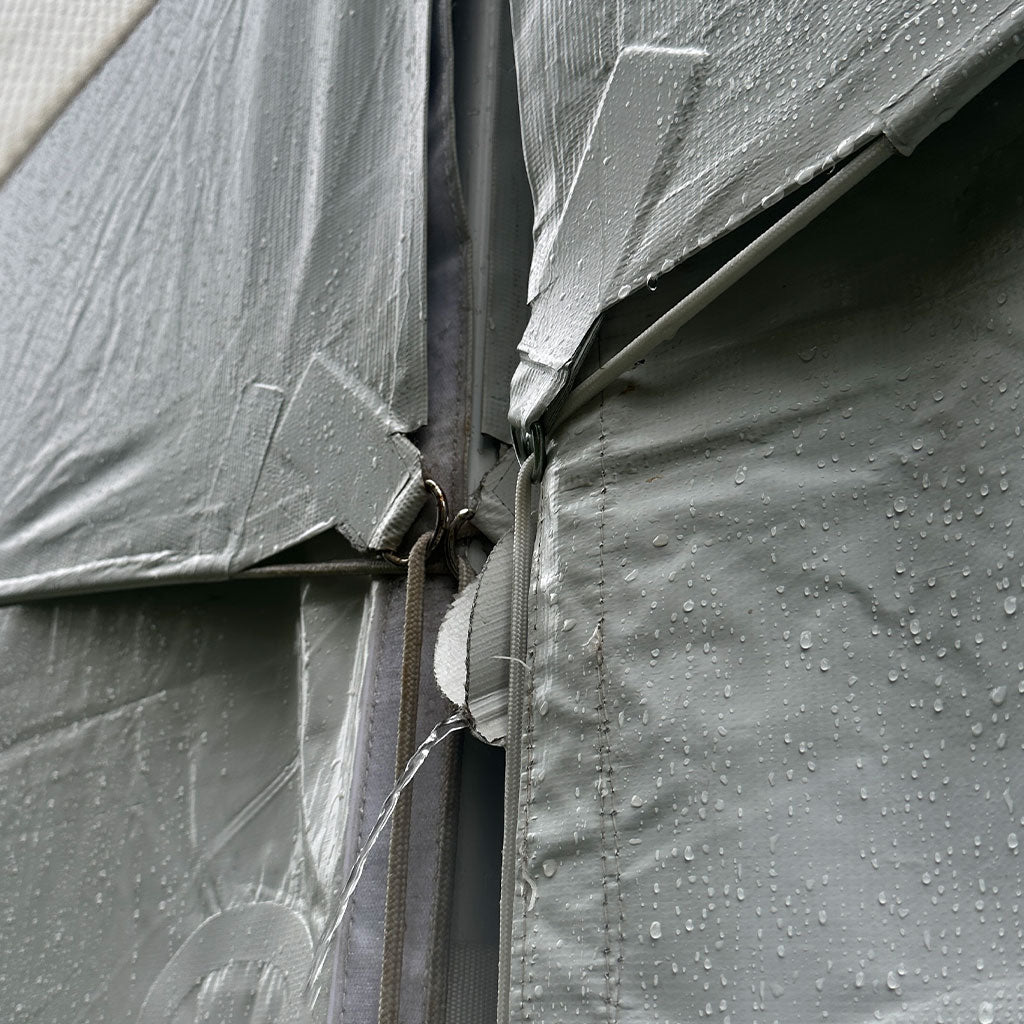 Gutter System for 20x20 High Peak Tent Rental