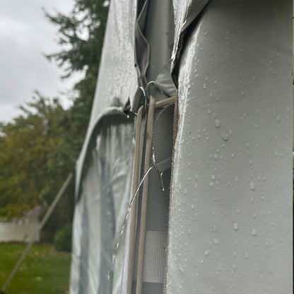 Gutter System for 20x20 High Peak Tent Rental