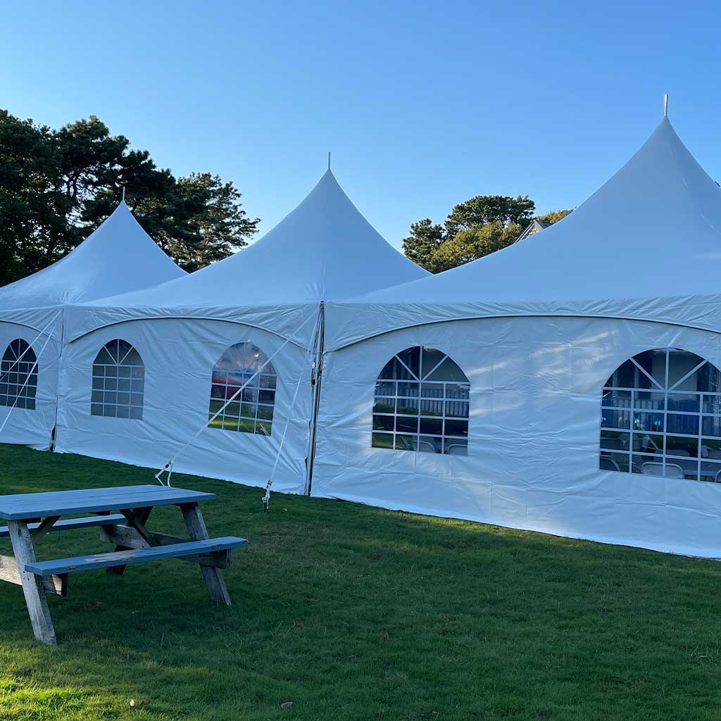 20x20 High Peak Frame Tent Rental