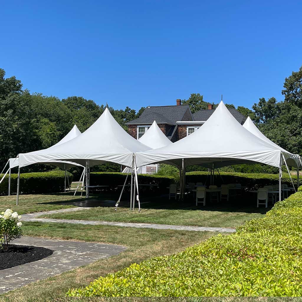 40x60 High Peak Tent Rental in Massachusetts custom options