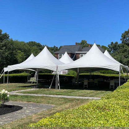40x60 High Peak Tent Rental in Massachusetts custom options