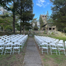 Load image into Gallery viewer, Foldable Chair Rental Massachusetts Wedding
